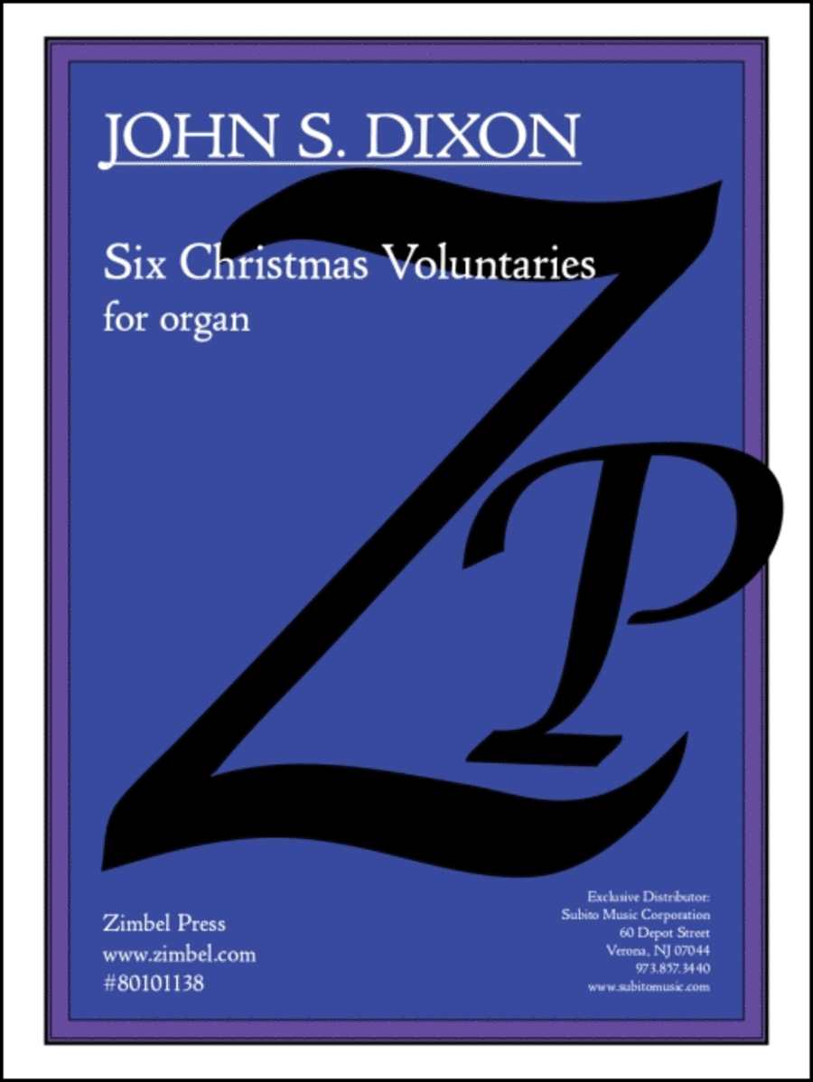 Christmas Voluntaries, Six Organ scores gallery preview page 1