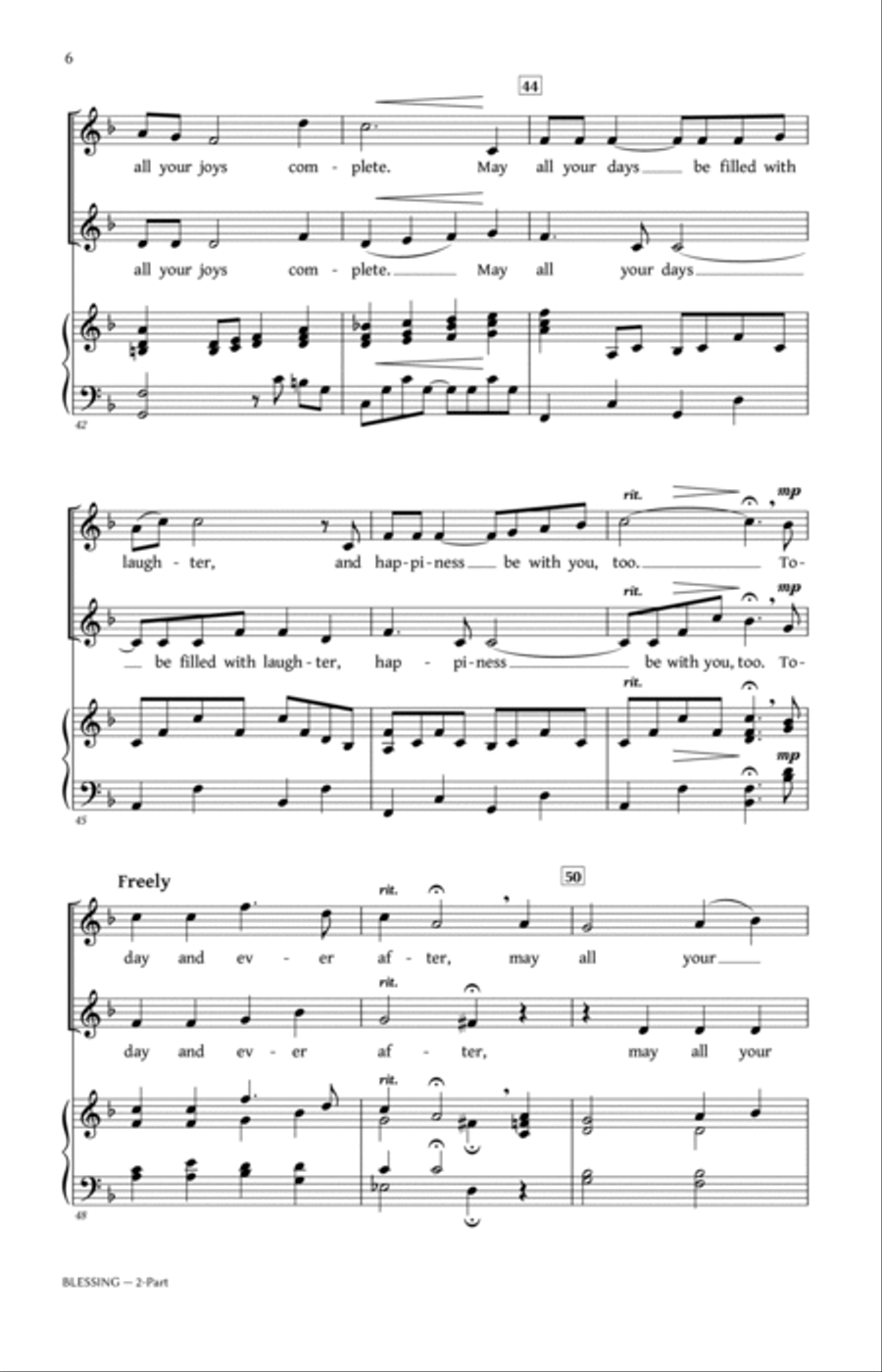 Blessing Blessing 2-Part scores gallery preview page 6