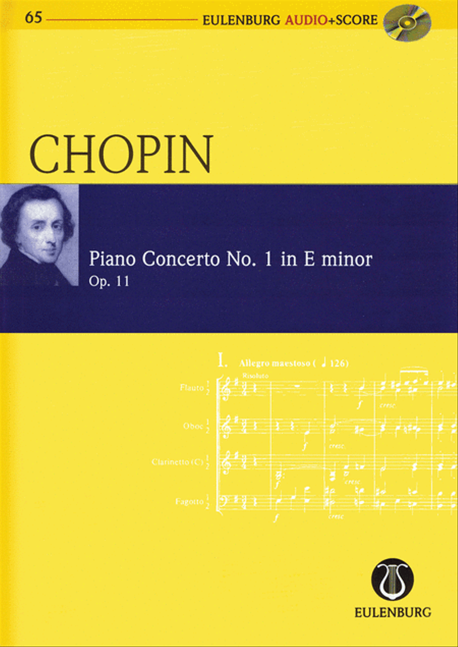 Chopin – Piano Concerto No. 1 in E-minor, Op. 11 Orchestra scores gallery preview page 1