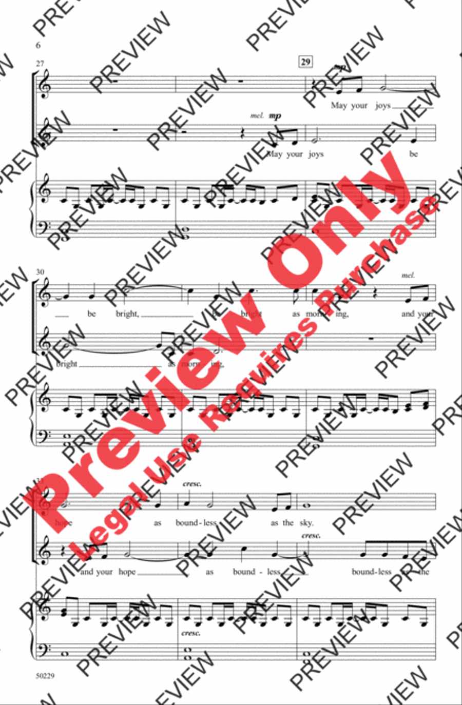 Light of Grace 2-Part scores gallery preview page 6