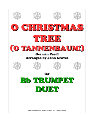 Book cover for O Christmas Tree (O Tannenbaum!) - Trumpet Duet