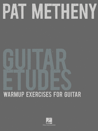 Book cover for Pat Metheny Guitar Etudes