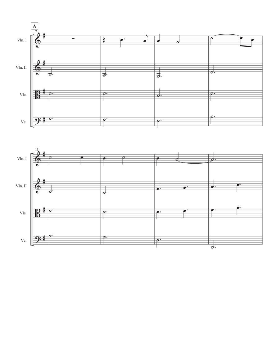 Crystal Crystal String Quartet scores gallery preview page 2