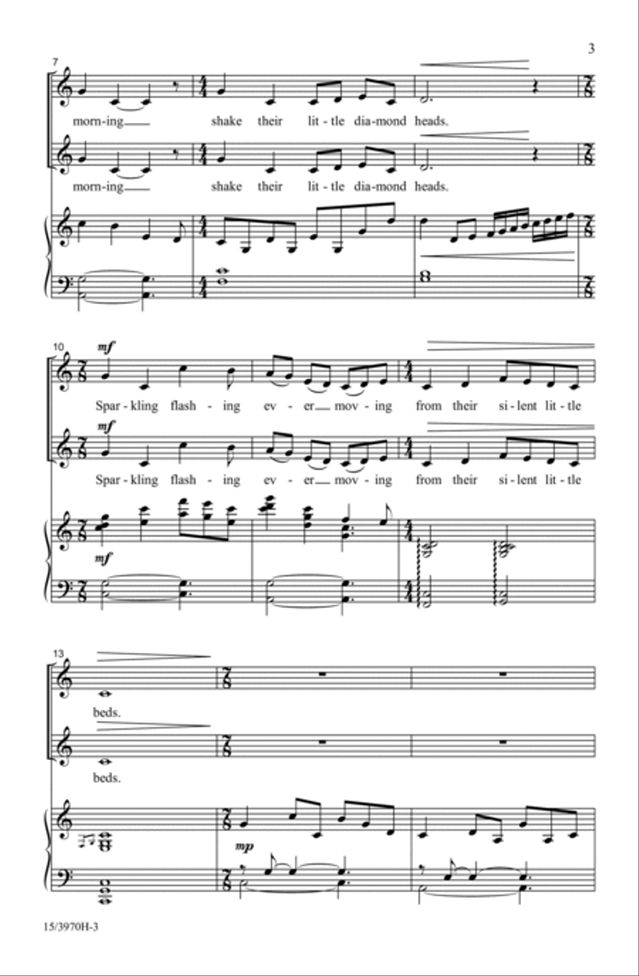 Dewdrops Dewdrops 2-Part scores gallery preview page 3