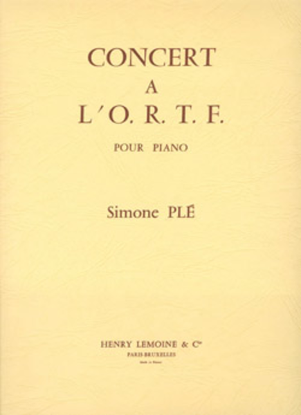Concert A L'O.R.T.F.