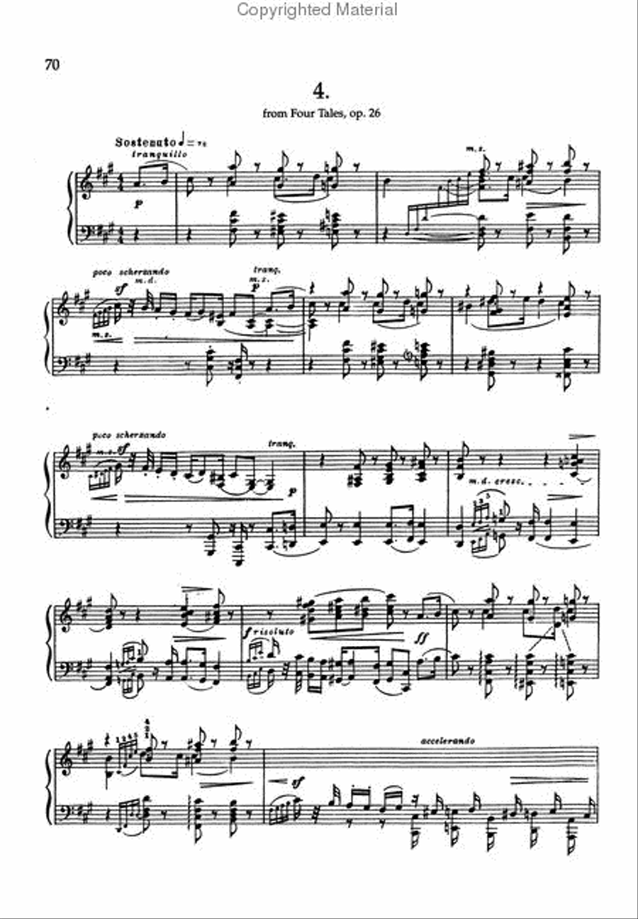 Complete Fairy Tales for Solo Piano Piano Solo scores gallery preview page 4