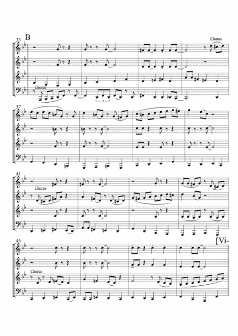 All Of Me All Of Me Brass Quartet scores gallery preview page 4