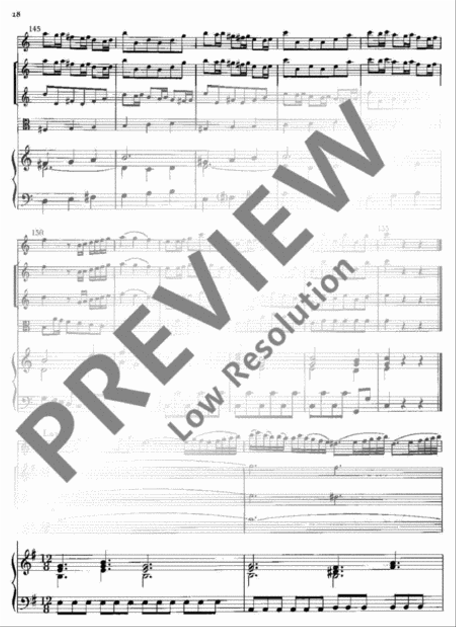 Concerto C Major Piccolo scores gallery preview page 19