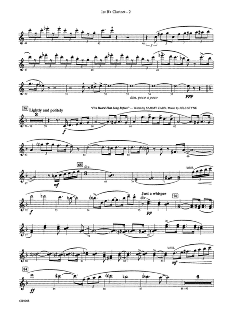 Swing's the Thing: 1st B-flat Clarinet