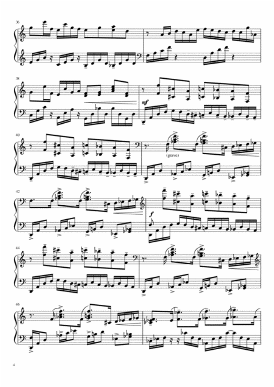 the Moods (№3) Piano Solo scores gallery preview page 4