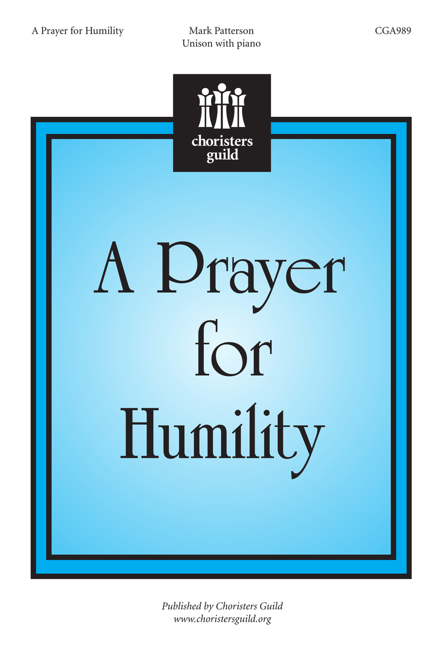 A Prayer for Humility (Unison)