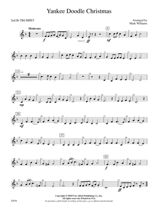 Yankee Doodle Christmas: 2nd B-flat Trumpet