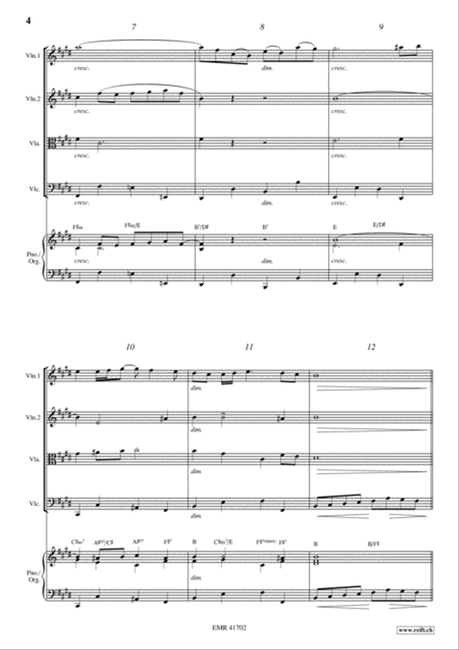 Ave Maria Ave Maria String Quartet scores gallery preview page 5