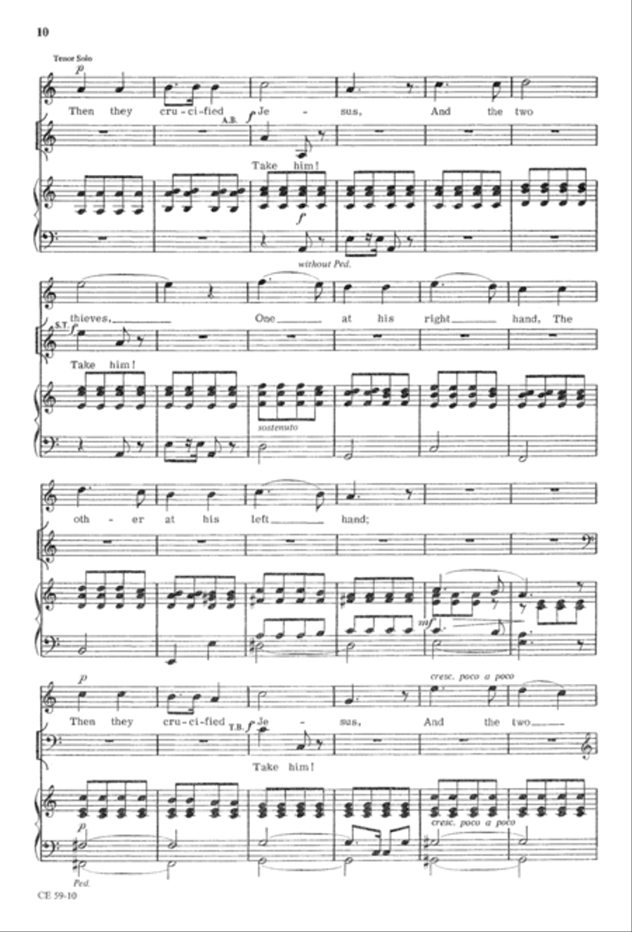The Seven Last Words of Christ 4-Part scores gallery preview page 12