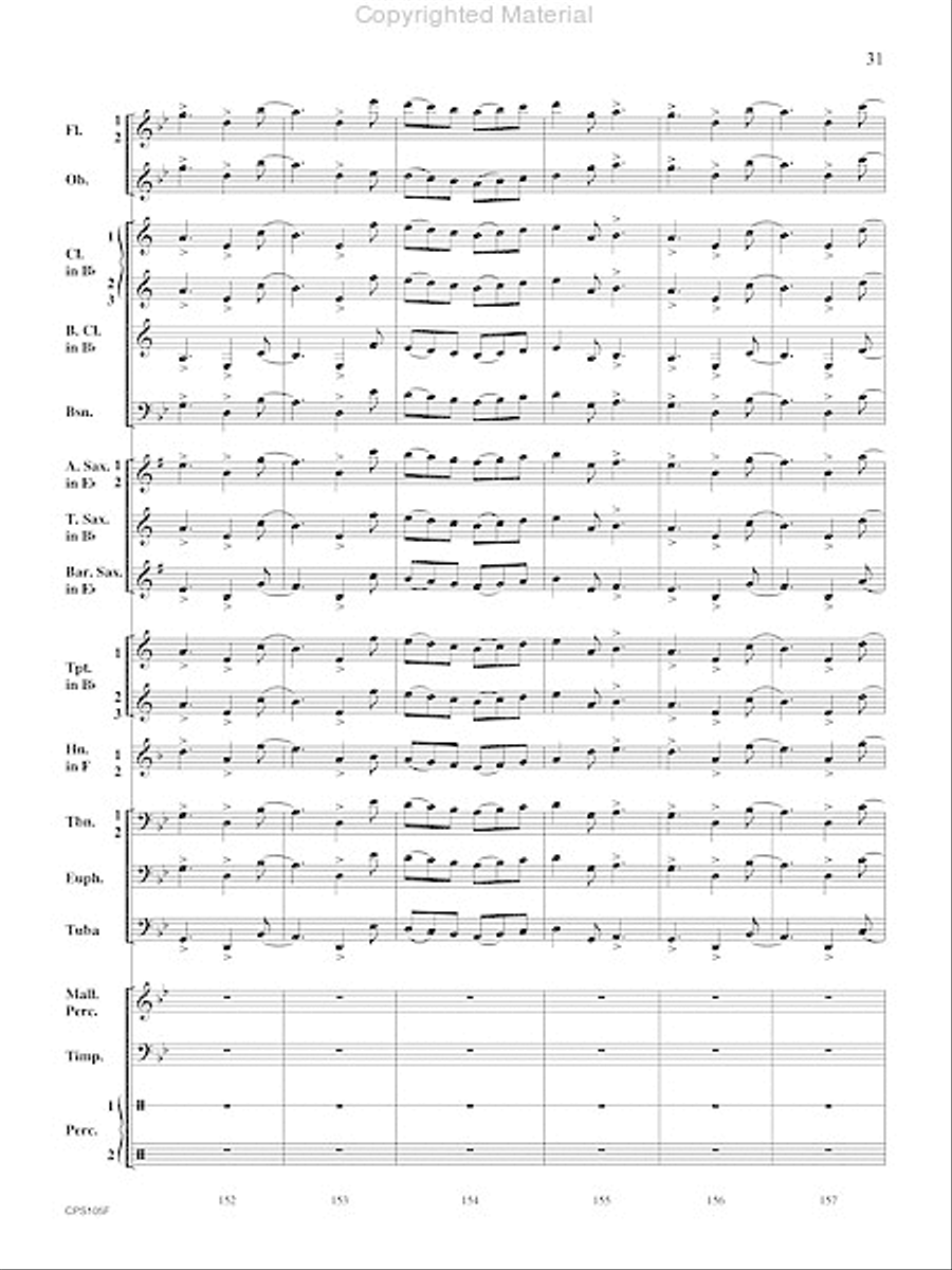 A Land Remembered A Land Remembered Concert Band scores gallery preview page 32