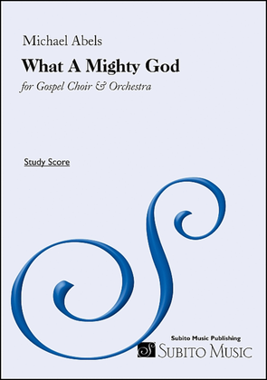 Book cover for What A Mighty God arr.