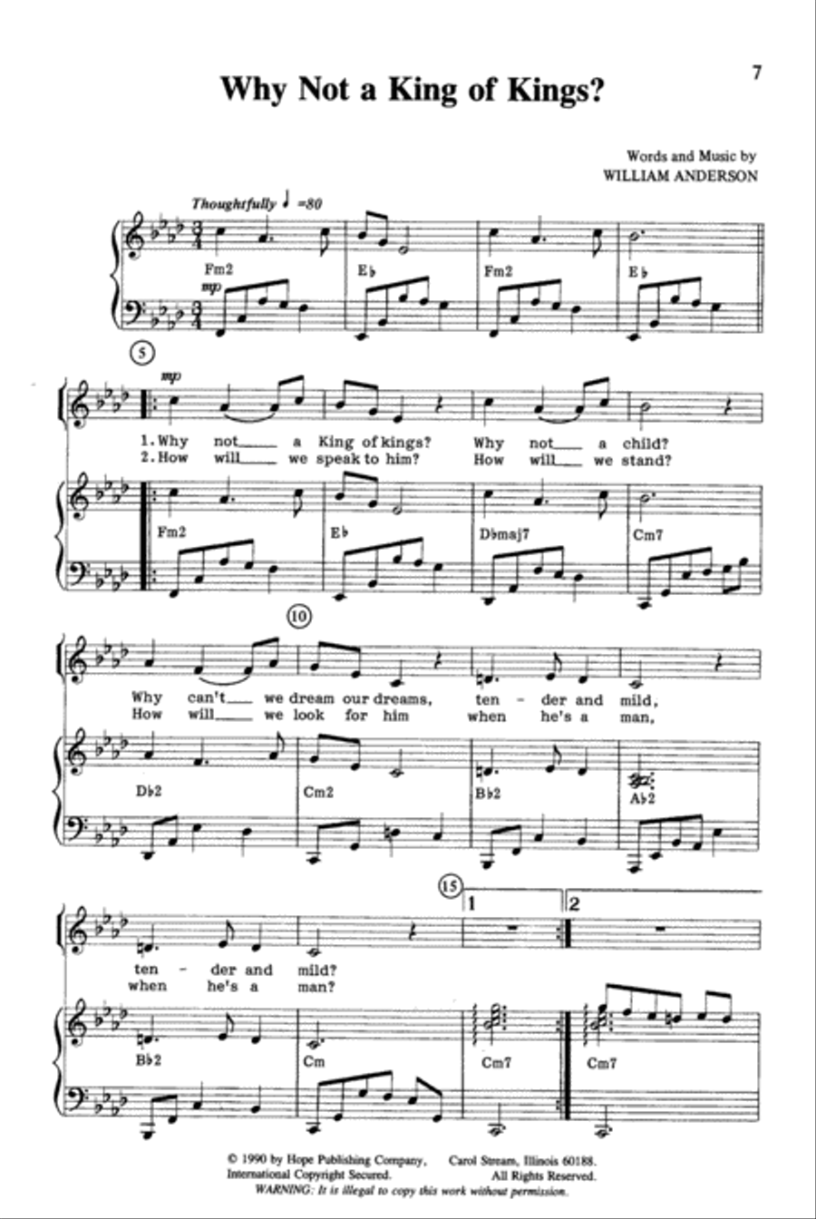 A Stable Fit for a King A Stable Fit for a King Unison Choir scores gallery preview page 2
