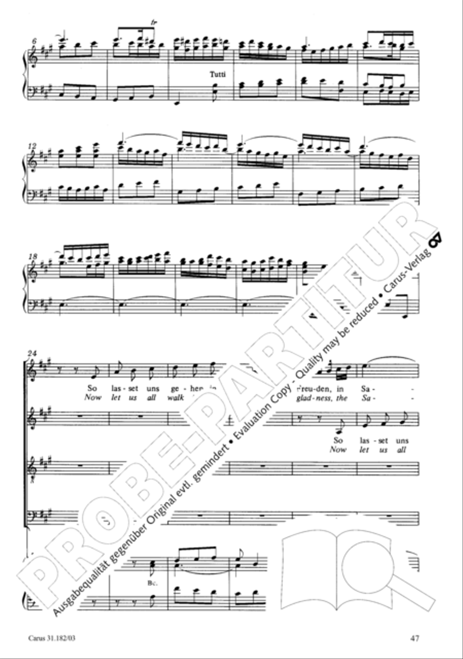 Himmelskonig, sei willkommen (King of heaven, be most welcome) ATB scores gallery preview page 47