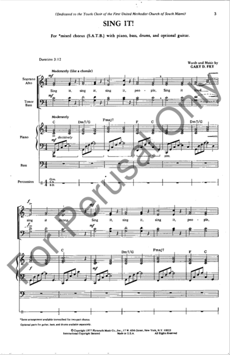 Sing It! Sing It! 4-Part scores gallery preview page 2