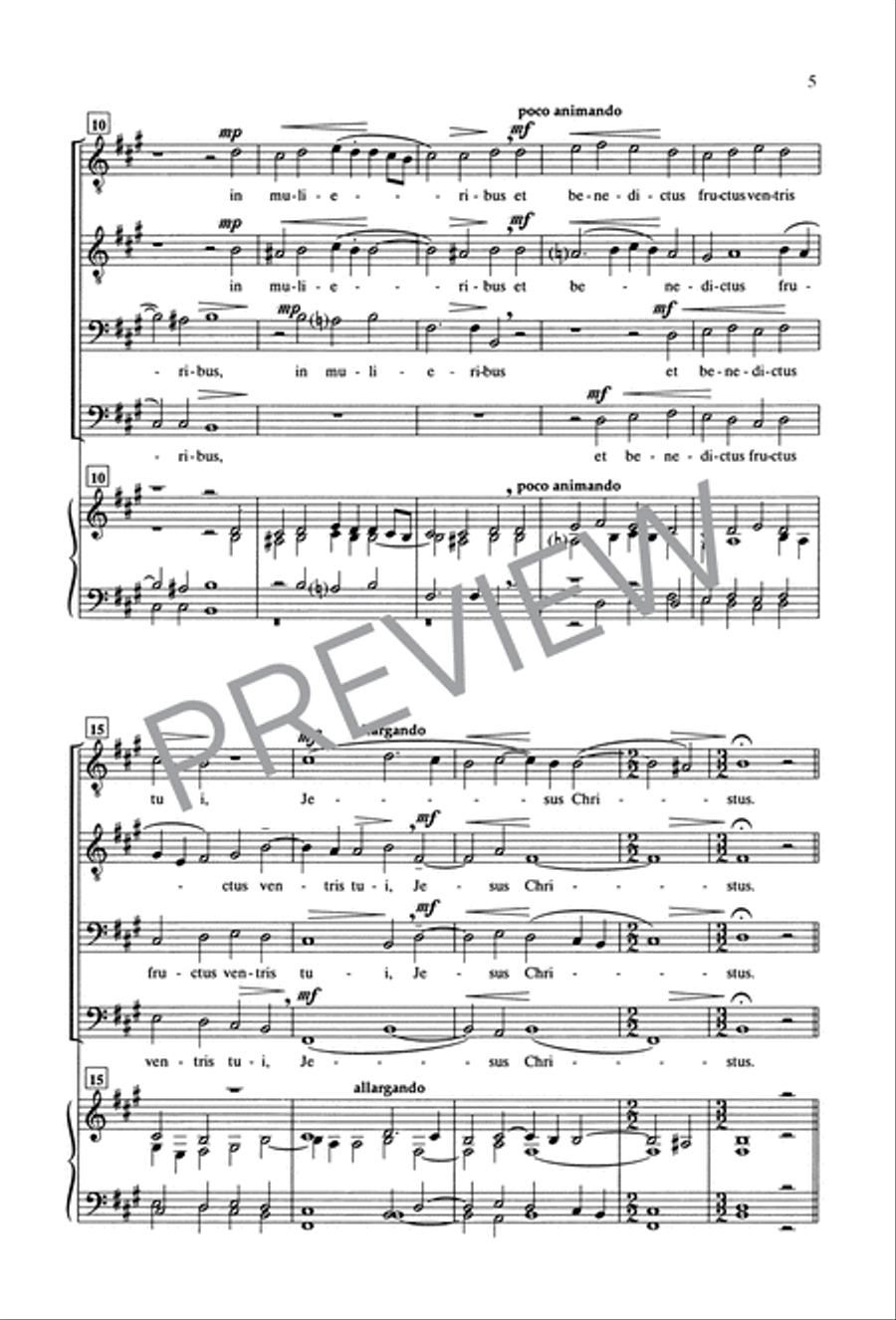 Ave Maria - TTBB TTBB scores gallery preview page 5