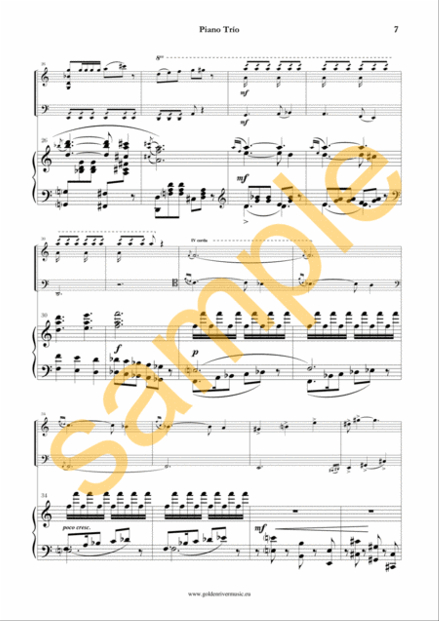 Piano Trio Piano Trio scores gallery preview page 5
