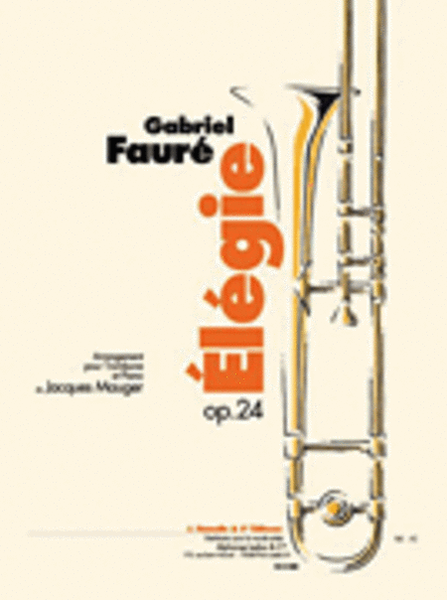 Elegie, Op. 24 (7') Arrangement Pour Trombone Et Piano