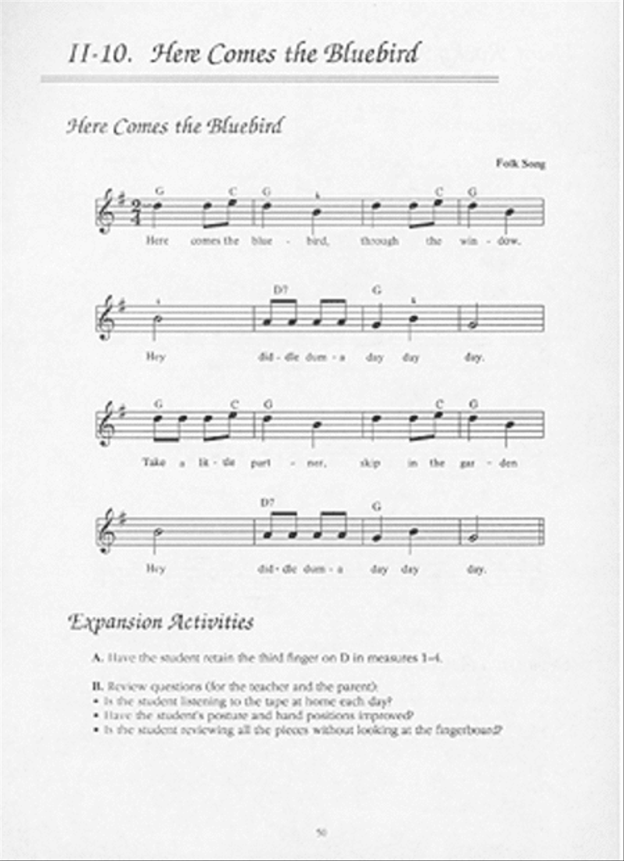 New Dimensions in Classical Guitar for Children Lute scores gallery preview page 4
