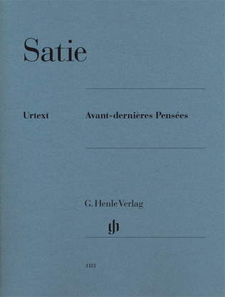 Book cover for Avant-dernières Pensées