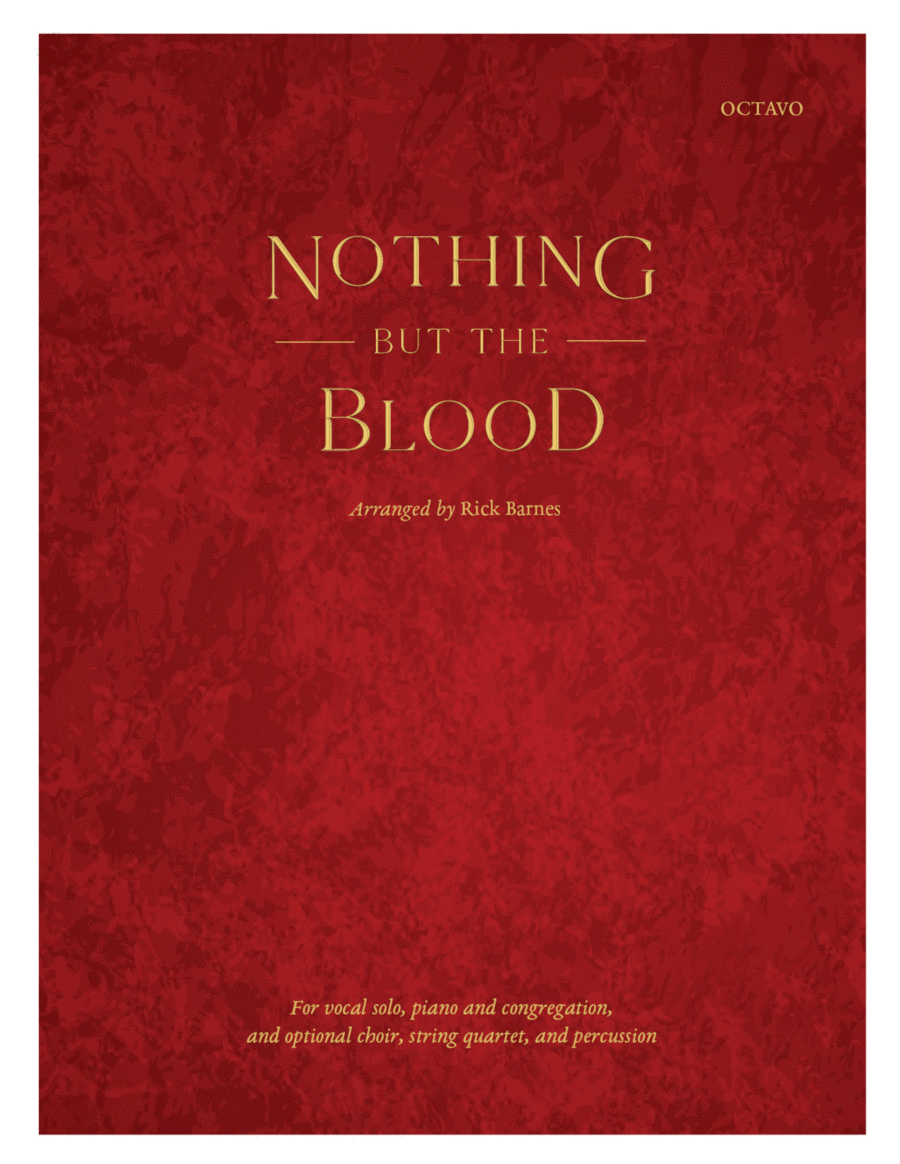 Nothing But the Blood (Octavo) image number null
