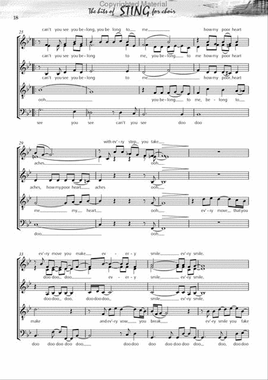 Fields of Gold SSATB scores gallery preview page 11