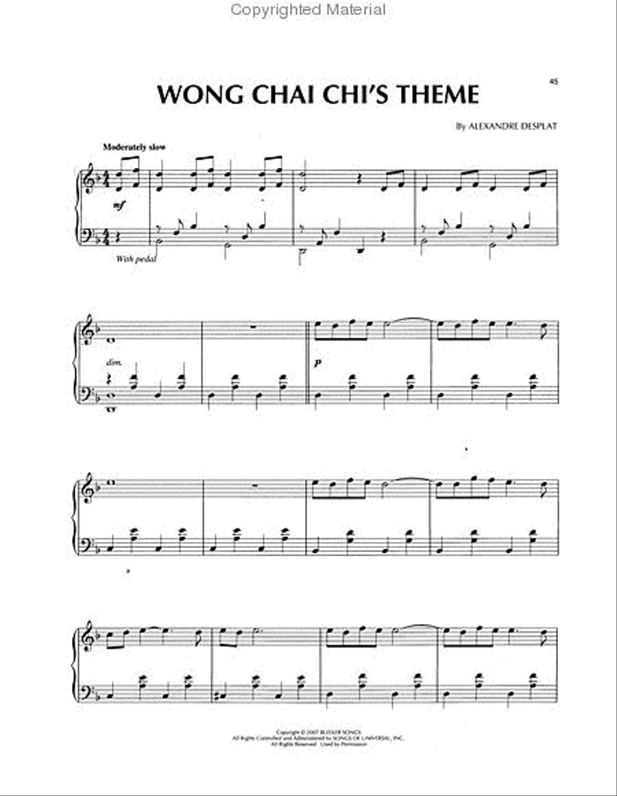 Lust, Caution Lust, Caution Piano Solo scores gallery preview page 4