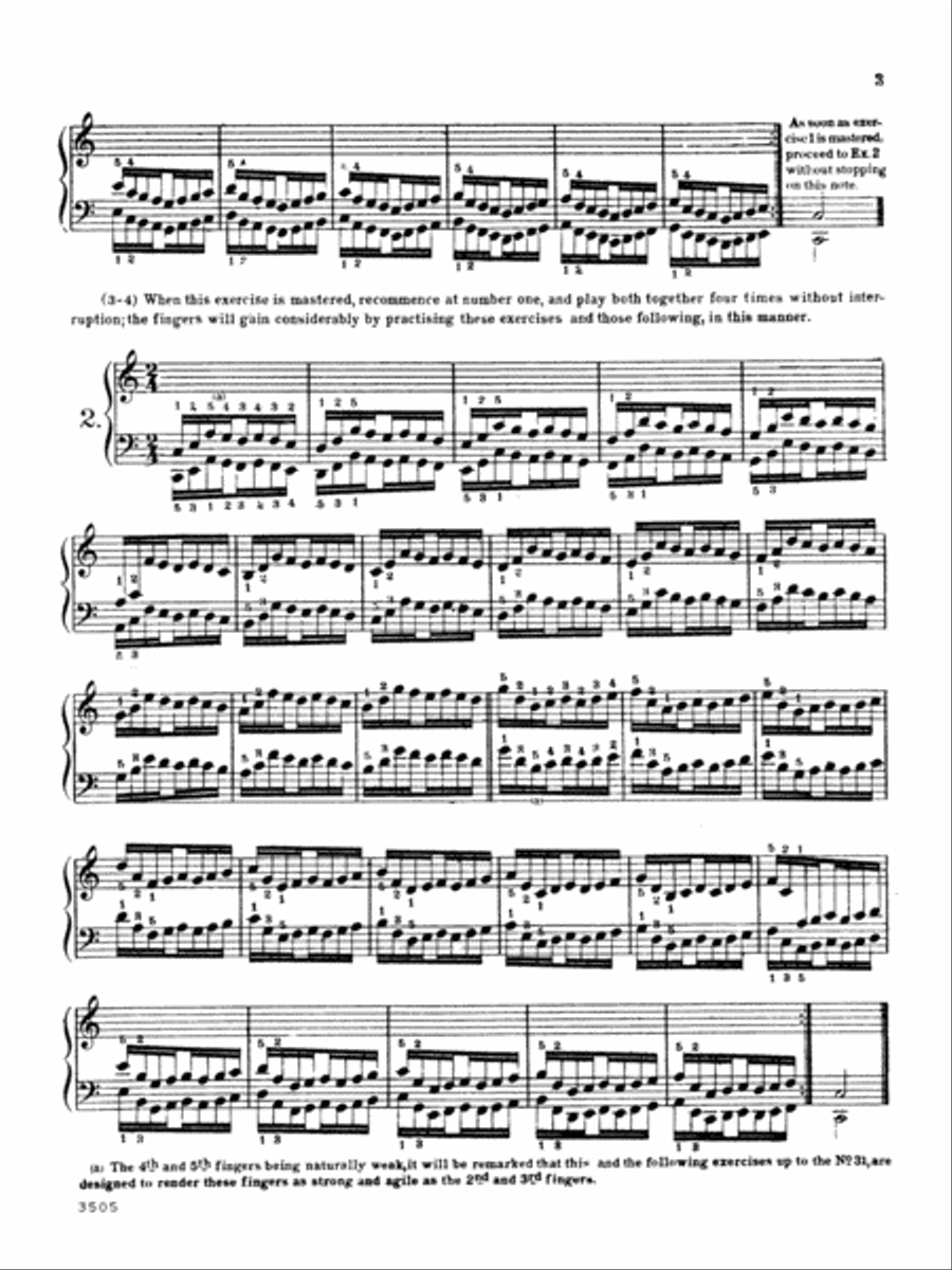 Hanon: The Virtuoso Pianist (Volume I) Piano Solo scores gallery preview page 1