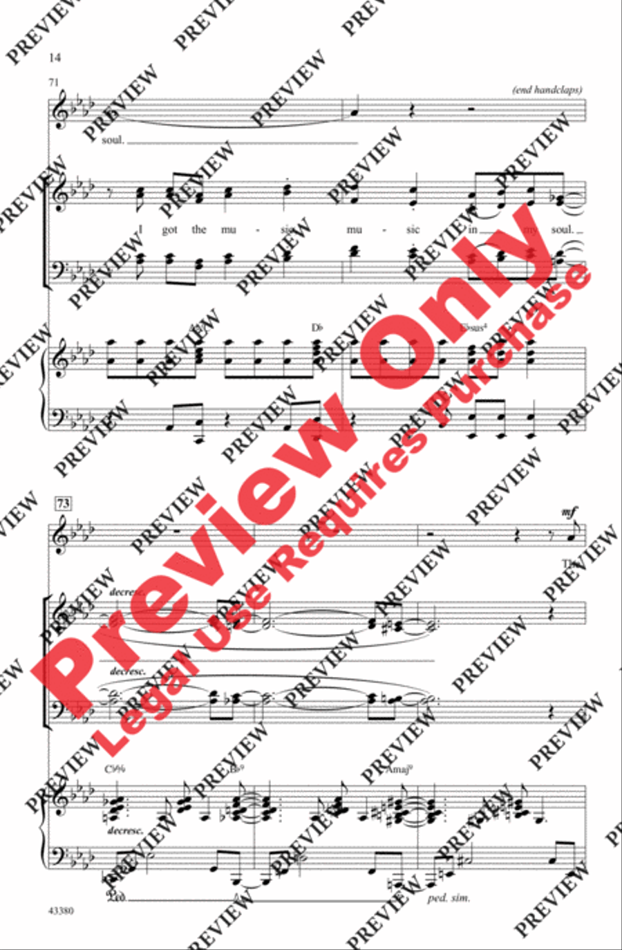 Music in My Soul - SoundTrax CD (CD only) Choir scores gallery preview page 14