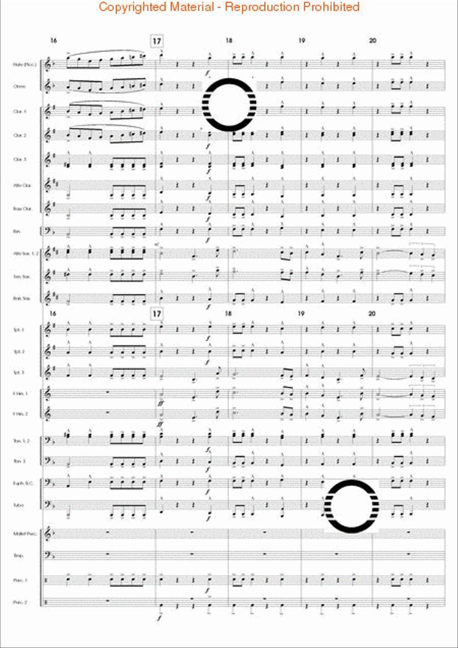 Black Granite III Concert Band scores gallery preview page 5