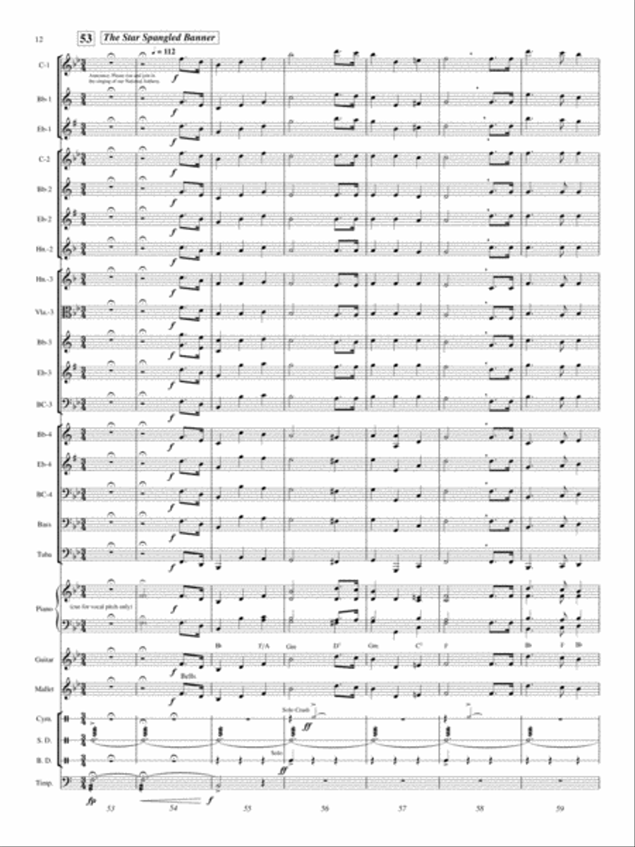 A Patriotic Treasure Concert Band scores gallery preview page 11
