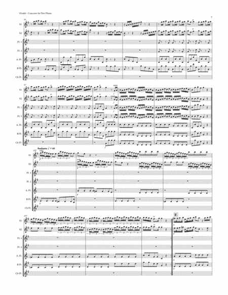 Concerto in G for 2 Flutes (RV 532)