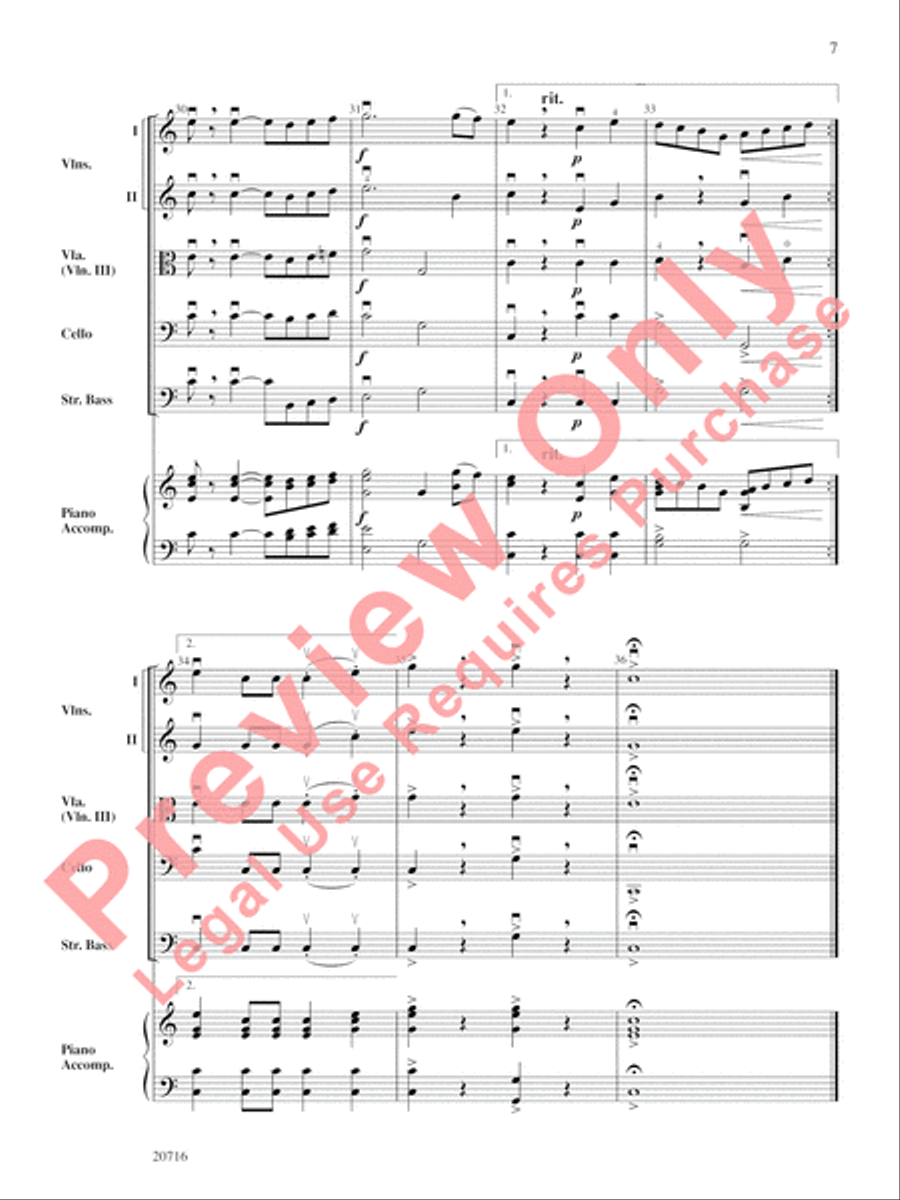 Anvil Chorus Anvil Chorus String Orchestra scores gallery preview page 8