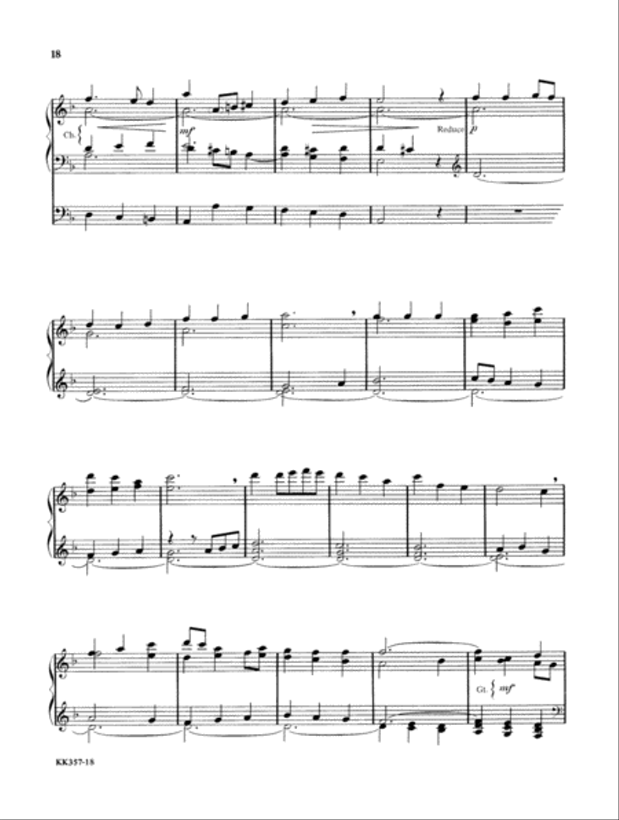 Wood Works for Organ, Book 1 Organ Solo scores gallery preview page 13