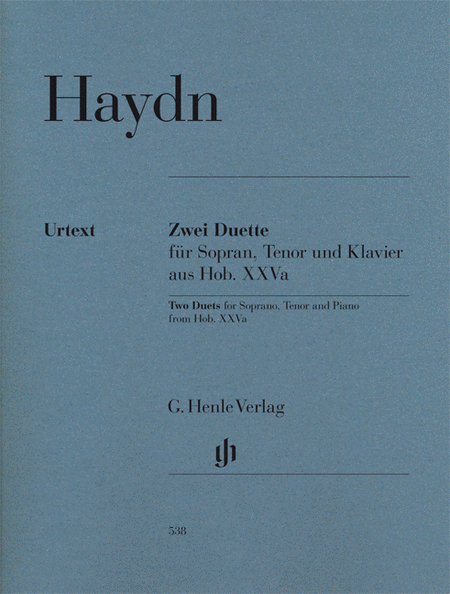 Joseph Haydn: Two duets for Soprano, Tenor and Piano Hob. XXVa: 1 and 2