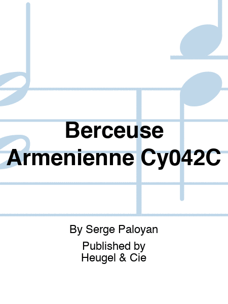 Berceuse Armenienne Cy042C