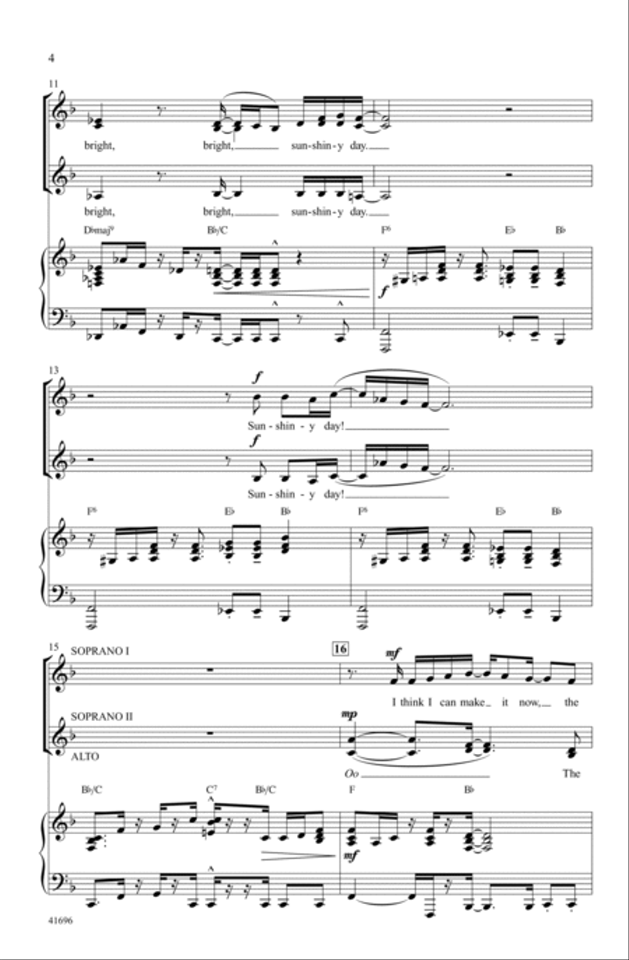 I Can See Clearly Now Choir scores gallery preview page 3
