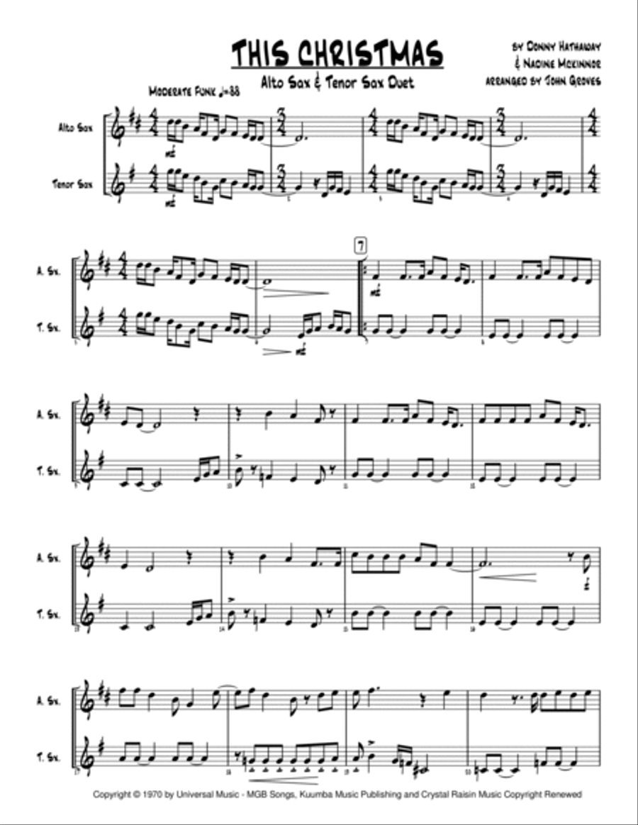 This Christmas This Christmas Woodwind Duet scores gallery preview page 2