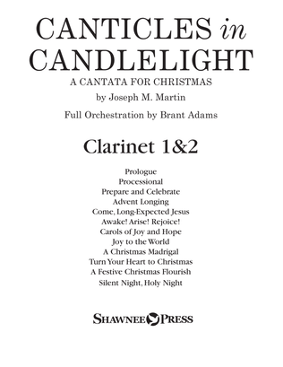 Canticles in Candlelight - Bb Clarinet 1,2