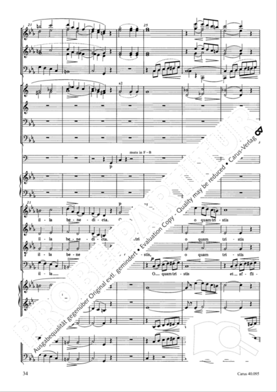 The Seven Words (Die Sieben Worte) 4-Part scores gallery preview page 49