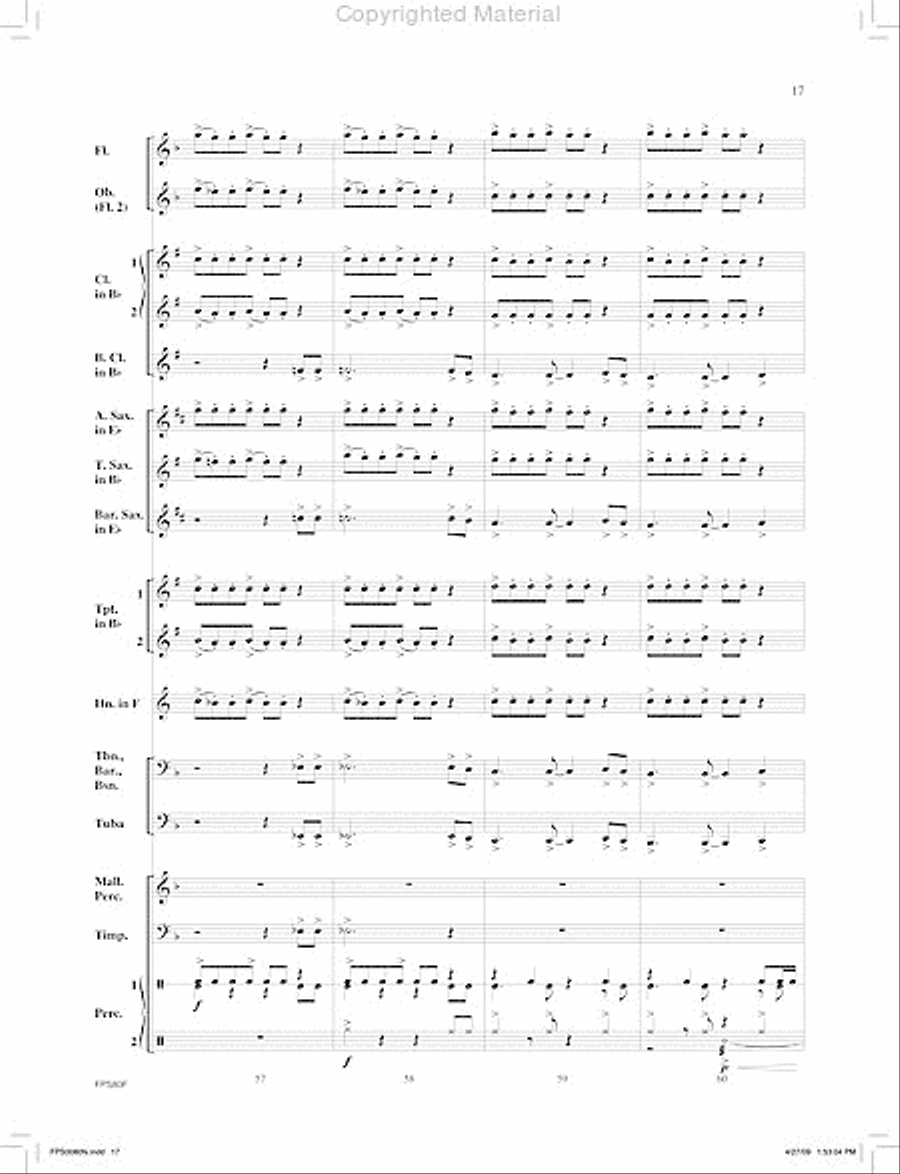 The Cliffs of Mendocino The Cliffs of Mendocino Concert Band scores gallery preview page 18