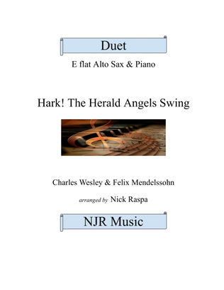 Hark! The Herald Angels Swing (Alto Sax & Piano) full set