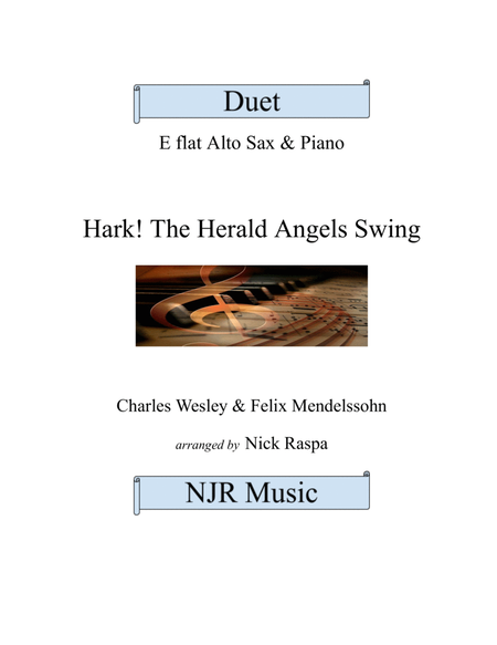 Hark! The Herald Angels Swing (Alto Sax & Piano) full set image number null