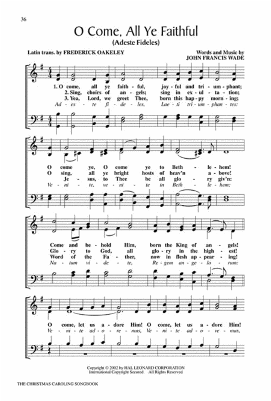 The Christmas Caroling Songbook 4-Part scores gallery preview page 6