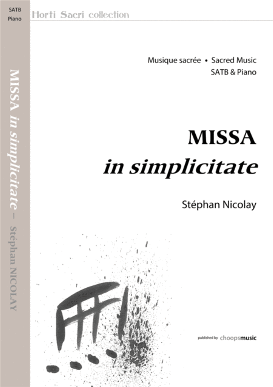 Missa in simplicitate 4-Part scores gallery preview page 1