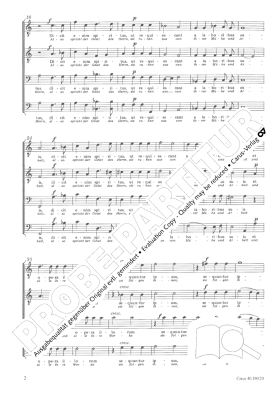 Zwei geistliche Mannerchore Score scores gallery preview page 3